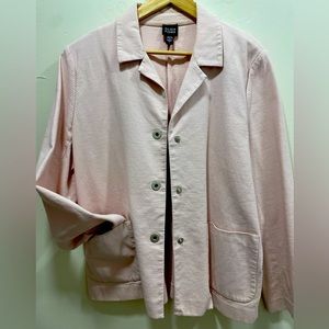 Eileen Fisher pale pink blazer